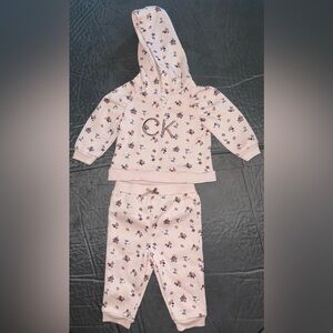 Calvin Klein Hoodie & Joggers 3-6m